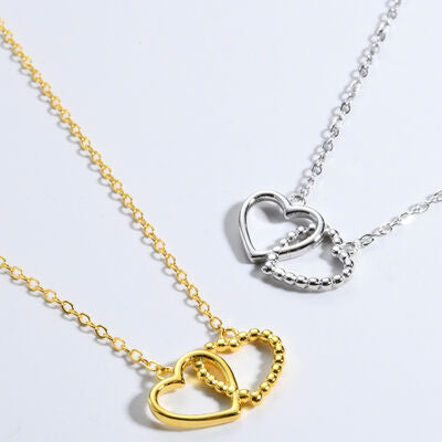 necklace  jewelry  Heart Shape Spring Ring Closure Necklace  pandora necklace  gucci necklace
