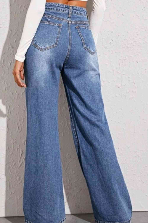 High Waist Wide Leg Jeans  lee jeans for women  medium wash jeans  wide leg crop jeans  wide leg cropped jeans
